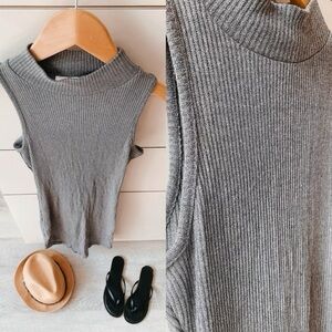 Revamped ribbed midi dress